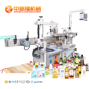 Alta Eficiência Alta Velocidade Baixo Preço Totalmente Automático Labeling Sticking Machine para Alimentos Bebidas Linha De Produção De Pacote De Garrafa - Product Image 2