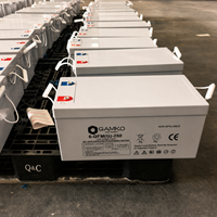 Batterie solaire au gel plomb-acide 12V 200AH à longue durée de vie pour une large gamme d'applications solaires