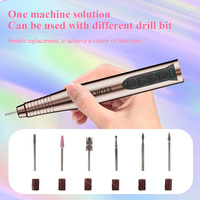 HOWYEA - Taladro de Uñas Profesional Portátil de 35000 RPM, Inalámbrico, para Manicura y Pedicura, con Enchufe Estadounidense