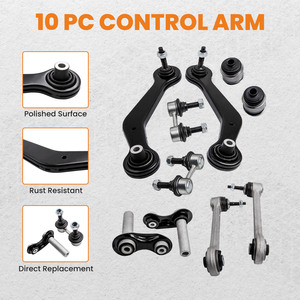 10 pièces <span class=keywords><strong>Kit</strong></span> <span class=keywords><strong>de</strong></span> <span class=keywords><strong>bras</strong></span> <span class=keywords><strong>de</strong></span> commande <span class=keywords><strong>de</strong></span> <span class=keywords><strong>Suspension</strong></span> arrière pour <span class=keywords><strong>BMW</strong></span> <span class=keywords><strong>X5</strong></span> <span class=keywords><strong>E53</strong></span> SUV 3.0i 4.4i 4.6is 4.8is 33326770859 33326770860 - Product Image 4