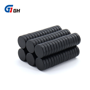 תעשייתי n35 n42 n45 n52 n52 חזק קבוע מגנט אדמה נדיר שחור אפוקסי מצופה דיסק סיבוב סביב מגנט ndfeb למקרר מלאכה די - Product Image 1