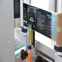 Applicateur d'étiquettes Machine d'étiquetage pour bocaux de bière Canette d'eau Bouteille en plastique Machine d'étiquetage automatique double face pour bouteilles rondes