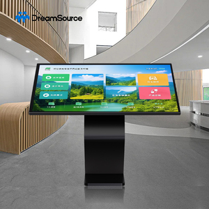 Kiosco de Pantalla Táctil Horizontal 4K HD, Señalización Digital LCD con Soporte de Pie, Reproductor de Publicidad para Recepción de Hotel - Product Image 1