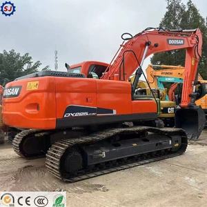 Excavadora de cadenas DOOSAN DX225LC-9C DX300LC de 22 toneladas, usada, equipo de construcción pesado, liquidación, disponible en stock. - Product Image 4