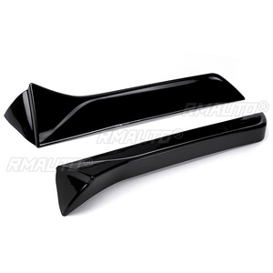2 Piezas Alerón Lateral Trasero Negro Brillante para Coche Seat Leon 5F FR MK3 MK3.5 2013-2021, Estilo Canards Divisores para Automóvil - Product Image 2