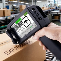 Impresora de Códigos de Barras Portátil DOCOD G50 de Alta Calidad, 12.7mm, para Fecha de Caducidad, Impresora de Inyección de Tinta TIJ para Cajas