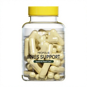 Cápsulas OEM de Propóleo, Quercetina, Bromelina y Hoja de Ortiga para el Cuidado Nasal Estacional, Bienestar de los Senos Nasales y Apoyo Inmunológico - Product Image 1