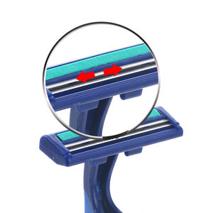 GOODMAX OEM Swedia pencukur jenggot sekali pakai pisau kembar baja tahan karat pisau cukur jenggot untuk pria - Product Image 5