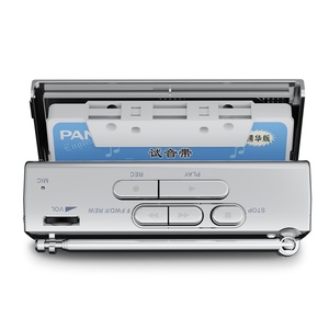 Lecteur de cassettes avec support de carte SD, radio AM/FM, convertisseur de cassette en MP3, lecteur de cassettes de type Walkman, enregistreur de cassettes - Product Image 2