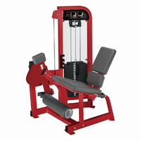 Équipement de fitness commercial : Appareil de musculation à charges guidées pour extensions assises et curls couché