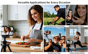 Màn hình giám sát từ tính linh hoạt <span class=keywords><strong>4</strong></span> inch cho <span class=keywords><strong>iPhone</strong></span> phụ kiện nhựa không dây điều khiển từ xa vlog Selfie phát trực tiếp - Product Image 4