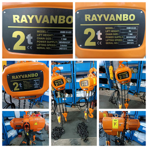 HHBB 2 <span class=keywords><strong>Ton</strong></span> lift rantai listrik, sistem kendali jarak jauh efisiensi tinggi Motor logam pengangkat industri jenis kait baru - Product Image 5