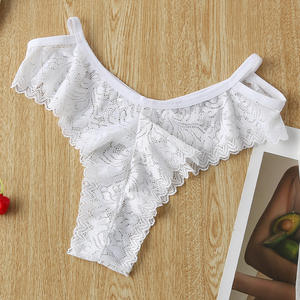 <span class=keywords><strong>Tanga</strong></span> de encaje con patrón de flores para Fitness, nuevo diseño, calidad - Product Image 2