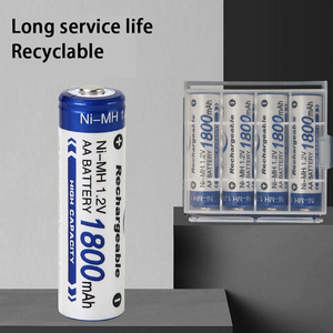 Nickel Metal Hydride <b>Batteries</b> <b>Ni</b> <b>Mh</b> 1.2V 1800mAh AA <b>Rechargeable</b> Cylindrical Cells <b>Ni</b>-<b>MH</b> Replacement <b>Battery</b> - Product Image 4