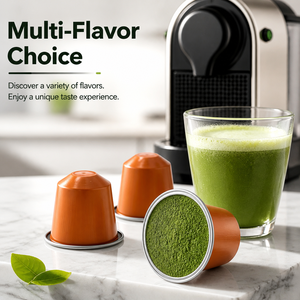 Specialized Matcha <b>Tea</b> Capsules Compatible With Nespresso Coffee Machines Premium Organic Green <b>Tea</b> Pods Wholesale Bulk - Product Image 2