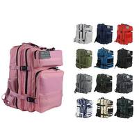 Tas Ransel Taktis Profesional 40L Tahan Air untuk Berkemah di Luar Ruangan Dilengkapi Panel Surya GPS Kapasitas Besar untuk Olahraga