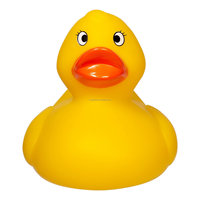 Canard de course lesté promotionnel imprimé personnalisé Canard de course jaune flottant droit avec logo
