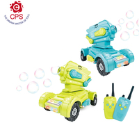 Tank télécommandé 360 degrés, voiture RC, pistolet à bulles, jouet lumineux pour enfant
