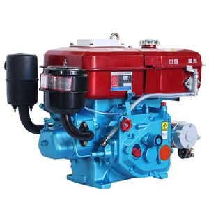 Moteur diesel monocylindre 4 temps refroidi par eau de haute qualité Aokai, 20 CV, avec démarreur électrique et roulement de pompe. - Product Image 3