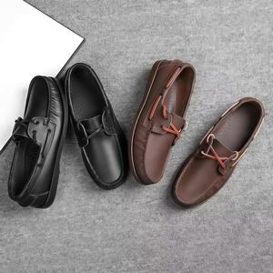 <span class=keywords><strong>Scarpe</strong></span> da Uomo Classiche alla Moda Stile Nautico Trendy in Vera Pelle con Fodera in PVC, Comode con Lacci, Supporto per l'Arco Plantare, Adatte a Tutte le Stagioni - Product Image 4