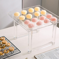 Supports à Dessert et Plateaux de Service en Acrylique Écologiques pour Cupcakes – Présentoirs Transparents pour Buffets et Événements