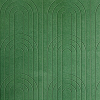 Panneau Acoustique Mural à Rainures 100% Fibre de Polyester Écologique NRC 0.9 Panneaux Acoustiques à Rainures en V Absorbants du Son Vente en Gros OEM