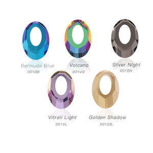 Xichuan brillant Helios en forme de K9 pendentif en verre 13*20mm parfait pour fille ami cadeau fabrication de bijoux collier boucle d'oreille broche - Product Image 6