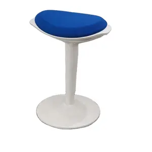 reliable quality ergonomic design 360 degree swivel height adjustable standing active seating wobble stool for office