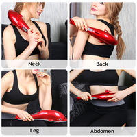 Luyao Großhandel Fabrik preis Dolphin Percussion Hand massage gerät mit LED-Licht