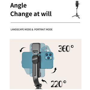 Superventas L13d luces de relleno delanteras y traseras dobles <span class=keywords><strong>Selfie</strong></span> Stick 360 rotación trípode <span class=keywords><strong>Selfie</strong></span> Stick remoto inalámbrico - Product Image 4