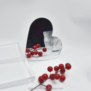 Service de découpe sur mesure de feuilles de miroir <span class=keywords><strong>acrylique</strong></span> décoratives en forme de cœur de haute qualité, directement de l'usine - <span class=keywords><strong>Verre</strong></span> 50 % plus léger, facile à poser - Product Image 6