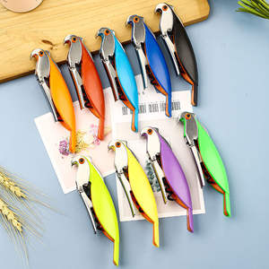 Abridor de botellas Parrot, abridor de vino de acero inoxidable, herramienta de cocina multifuncional, material ABS de 13x3 cm - Product Image 4