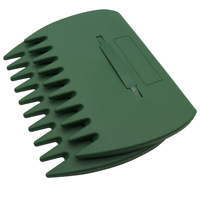 Recogedor de Hojas de Plástico, Rastrillo para Jardín, Herramienta de Limpieza para Exteriores, para Recoger Hojas