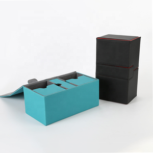 10 + màu mtg horizonta thẻ boong bán buôn Hộp xúc xắc nhung lưu trữ da TCG giao dịch boong hộp - Product Image 4