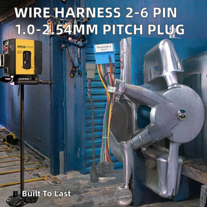 Электрические кабели WLBE 12В с медным сердечником, шаг 1.0-2.54мм, 2/3/4/5/6-контактный адаптер-разъем, жгут проводов, автомобильный (гнездовой) - Product Image 2