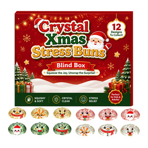 New Popular Christmas Mystery TPR Squishy Dumpling Countdown <b>Advent</b> <b>Calendar</b> Fidget Squeeze Toys Gift <b>Box</b> Set - Product Image 6