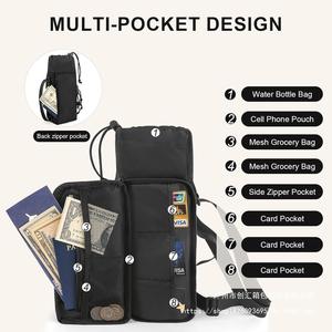 Sac à bouteille d'eau magnétique de sport portable à bandoulière, sac magnétique de sport à vente chaude, utilisation en voyage, sac à bouteille magnétique - Product Image 4