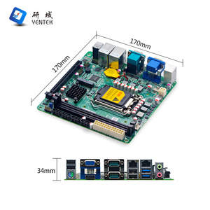 เมนบอร์ดอุตสาหกรรม Yentek รุ่น B365 Mini ITX LGA 1151 DDR4 รองรับ Dual Channel พร้อมพอร์ตเครือข่ายและเสียง สำหรับเซิร์ฟเวอร์และพีซี - Product Image 1