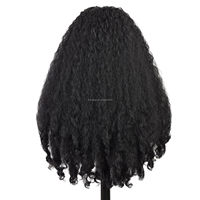 Perruques synthétiques longues à bandeau, bouclées afro crépues, classiques, volumineuses, ondulées, sans colle, pour la vente en gros