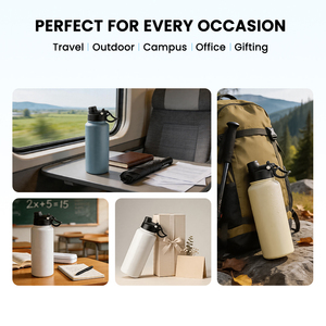 Nouveaux substrats pour gobelets tendance 2026, 34 oz (1000 ml), vierges pour sublimation, avec paille 2-en-1 et couvercle à ouverture rapide avec poignée - Product Image 5