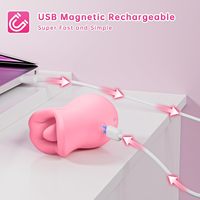 3 IN1 Silikon Sexspielzeug für Erwachsene für Frauen Rose Vibrator 10 Modi Lecken Beißen Anal Klitoris Nippel Vibrieren für weibliche männliche Paare
