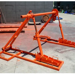 Good quality hydraulic wire rope cable stand cable drum jack cable reel stand