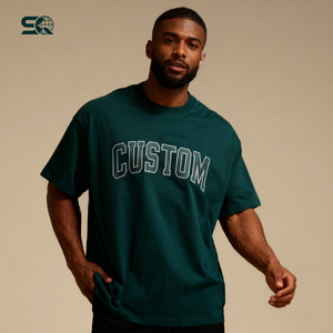 Vente en gros de <span class=keywords><strong>t</strong></span>-shirts décontractés pour hommes et femmes, de haute qualité, personnalisés, 100% coton, couleur unie, manches courtes, poids lourd - Product Image 4