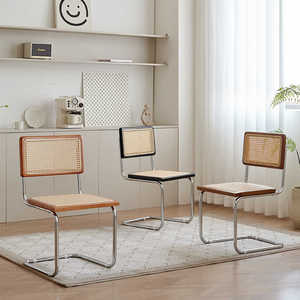Vendita calda moderna Vintage confortevole ristorante Hotel metà secolo <span class=keywords><strong>Cesca</strong></span> canne sedie da pranzo - Product Image 4