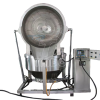 Machine à faire des flocons de viande inclinable en acier inoxydable 304 de 130 L, machine automatique pour la fabrication de flocons de porc et de poulet pour les usines de snacks, certifiée CE