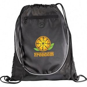 210D Polyester <b>Drawstring</b> <b>Backpack</b> Bags with Customized logo Printing - Product Image 3