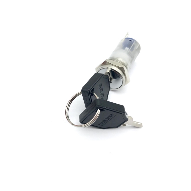 16MM 3 Pin 2 Position 3 Position Electronic Metal Key Lock Switch · image 2