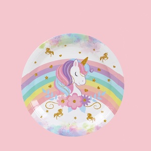 Fabbrica Nicro 79 pezzi servire 8 <span class=keywords><strong>bambini</strong></span> unicorno tema Baby Shower bomboniere Set per la decorazione della festa <span class=keywords><strong>di</strong></span> <span class=keywords><strong>compleanno</strong></span> per <span class=keywords><strong>bambini</strong></span> - Product Image 6