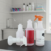 Bouteilles pulvérisatrices réglables en plastique HDPE de 250 ml, 500 ml et 1000 ml, résistantes aux produits chimiques, pour plantes, animaux domestiques et solutions de nettoyage