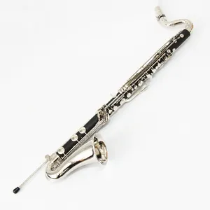 Professional grade bb bass clarinet Hard Rubber Body Nickel Plated clarinet bass for performance